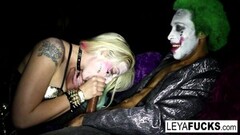 Cosplay Babe Whorley Quinn gets fucked by the bad guy Thumb