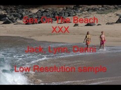Sex on the beach threesome Lynn & Danni Thumb