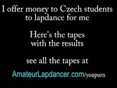 Czech redhead teen does hot lapdance Thumb