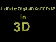 Jessica Masturbates to Real Orgasms in Real 3D Thumb