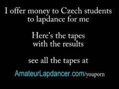 Czech teen does superhot lapdance with BJ Thumb