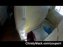 Christy Mack wet in the shower Thumb