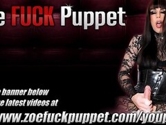 Fuck Puppet Zoe gives latex gimps her full 9 inches of TGirl cock Thumb