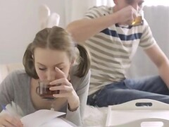 Sexy russian girl finally gets fucked by her new boyfriend when reading Thumb