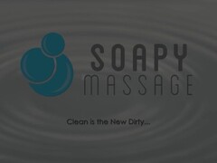 SoapyMassage Hot Asian Asa Akira Massages Cock Thumb