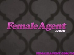 FemaleAgent Horny MILF agent has a soft wet spot for sexy blondes Thumb