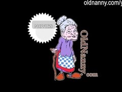 Mom, old Granny sucks man in her bed, Oldnanny Thumb