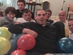 Birthday party turns into hot gay orgy Thumb