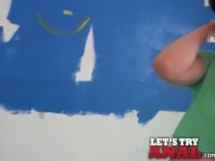 Mofos - Fun with paint leads to anal Thumb