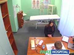 FakeHospital Beautiful brunettes wet pussy gets doctors cock Thumb