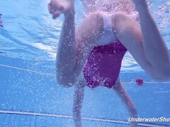 Proklova takes off bikini and swims under water Thumb