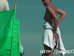 Thrilling nude beach spy cam video a nudist beach voyeur Thumb