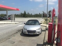 Best orgasm at the gas station Thumb