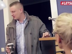 LETSDOEIT - Busty German MILF Slut Drilled By a BBC In Her Office Thumb