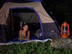 YNGR - Sexy Latina Fucked Outdoors In Middle Of The Night Thumb