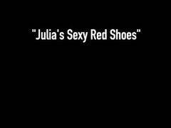 big boobed milf julia ann in red heels & finger banging! Thumb