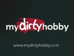 MyDirtyHobby - Young babe Caralia ass to mouth action and swallows daddys big load Thumb