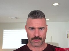 hot hairy dilf stud charles dera fucks and the focus on him with rimming! Thumb