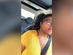 Ms.Yummy is Quarentine BABE Sucks 3 DILDOS while driving!!! Thumb