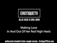 Erotique Entertainment - Superstars ALLIE HAZE and ERIC JOHN make intimate passionate love together live on ErotiqueTVLive Thumb
