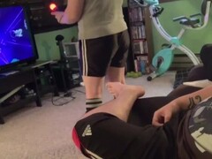 Husband has sex with mistress as the wife plays vr Thumb