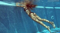 Kinky Hot Pornstar Tiffany Tatum Masturbating Poolside Thumb
