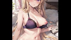 (3D ANIMATED AI GENERATED) A happy birthday surprise from a new friend (with pussy masturbation ASMR sound! Ai porn) Thumb