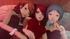 Fuuka, Yukari, and Mitsuru'_s hardcore group fuck (Persona 3 hentai) Thumb