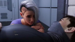 Projekt Passion | Horny Cyberpunk Blonde Rides Best Friends Face with Anal Fingering [Gaming] Thumb
