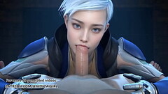Mortal Kombat Frost Deepthroat Blowjob Uncensored Hentai AI Generated Thumb