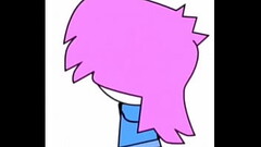 A cartoon girl riding on a dick Thumb
