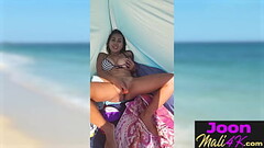 Hot day and solo action with amazing Asian teen with big tits Joon Mali Thumb