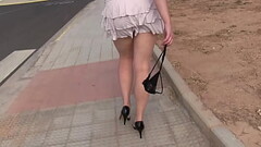 My Hot Wife getting naked outside! Compil'_ ! Thumb