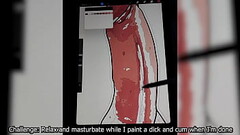 Painting a dick from a dick coloring book Thumb