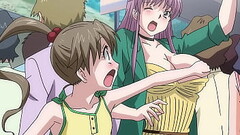 Petite Teen Touching Women in a Public Train | Uncensored Hentai Thumb