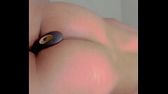 First time with prostate massager up my lubed ass Thumb