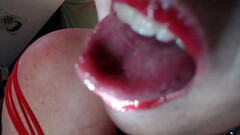 878 Slinkin Linkin In My Throat lips tongue and saliva video Thumb