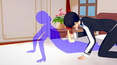 Sword Art Online Yaoi - Kirito Handjob and anal with creampie - Sissy crossdress Japanese Asian Manga Anime Film  Game Porn Gay Thumb