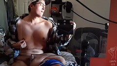 Guy with Unique Body Masturbates Thumb