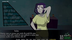 Teen Titans ep 15 Olhando a Bunda e Peitos de Raven sobre a camiseta pequena Thumb