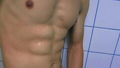 super sexy athletic young stud after shower is ready to fuck you hard Thumb