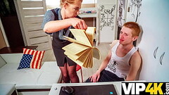 TUTOR4K. Cunning student knows how to involve the English tutor in sex Thumb