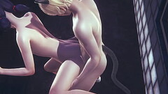 Bug - Girl Bug Hard sex with CatNoir in the street - Japanese Asian Manga Anime Game Porn Thumb