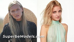 SUPERBE MODELS - (Dasha Elin, Bella Luz) - BLONDE COMPILATION! Gorgeous Models Undress Slowly And Show Their Perfect Bodies Only For You Thumb