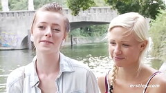 Born in Berlin, she fucks her friend from HH Thumb