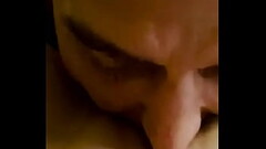StormySkyee getting her pussy ate &amp_ a quick fuck from behind from a older man Thumb