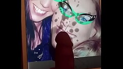 Blonde and brunette face full of cumshot Thumb