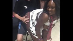 Kassey Starr gives fan a Lapdance Thumb