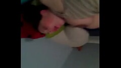 Amateur White girl Sucks BBC Thumb