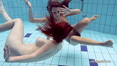 Two sensual babes Lucy and Katrin swimming naked Thumb